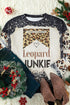 Black Leopard Junkie Crew Neck Sweatshirt